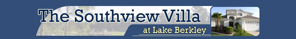 The Southview Villa, Lake Berkley Vacation Villa, privately owned 2-storey 5 bedroom, 3 bathroom with private pool and spa overlooking the lake